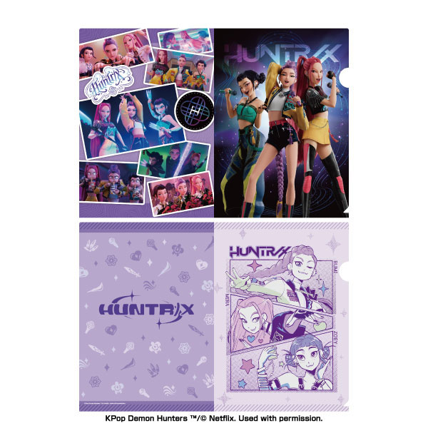 Ensky KPop Demon Hunters Clear File Set (1) HUNTR/X
