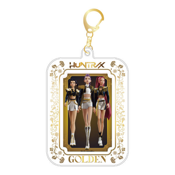 Ensky KPop Demon Hunters Card Holder (2) GOLDEN