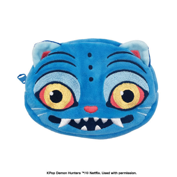 Ensky KPop Demon Hunters Derpy Tiger Face Pouch