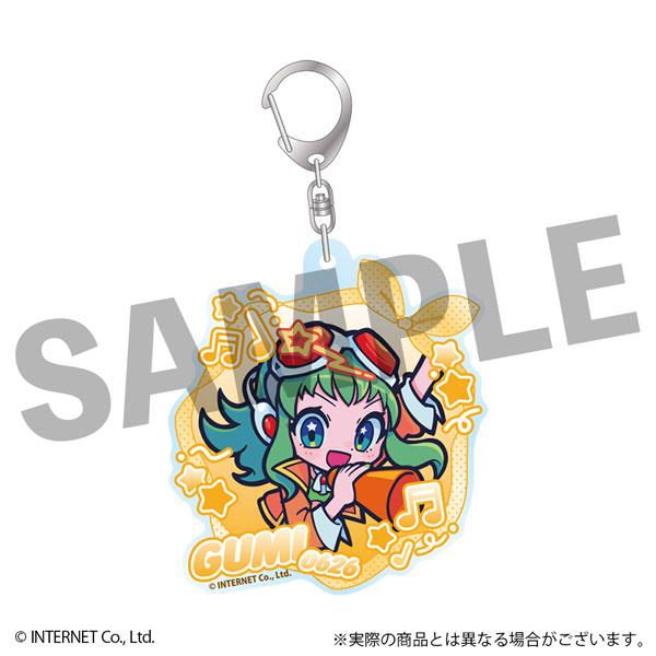 DMM.com VOCALOID GUMI Furefriends Acrylic Keychain Megaphone Ver.