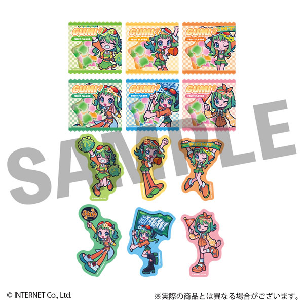 DMM.com VOCALOID GUMI Trading Furefriends Sticker (2 Stickers/Pack) 6Pack BOX