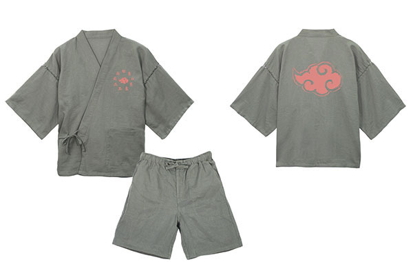 COSPA 나루토 질풍전 "아카츠키" 진베이 /료큐 그레이 - L (XL - XXL) 이미지 1