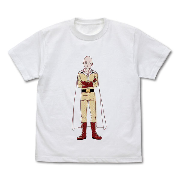 COSPA One-Punch Man Saitama T-shirt Ver.2.0/WHITE-XL รูปภาพ 1