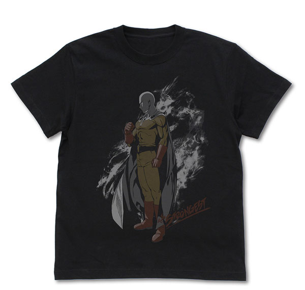 COSPA One-Punch Man Saitama Visual T-shirt /BLACK-S Bild 1