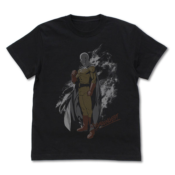 COSPA One-Punch Man Saitama Visual T-shirt /BLACK-XL Bild 1