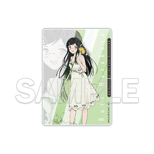 KADOKAWA Agents of the Four Seasons Acrylic Card - Ruri Hazakura Bild 1