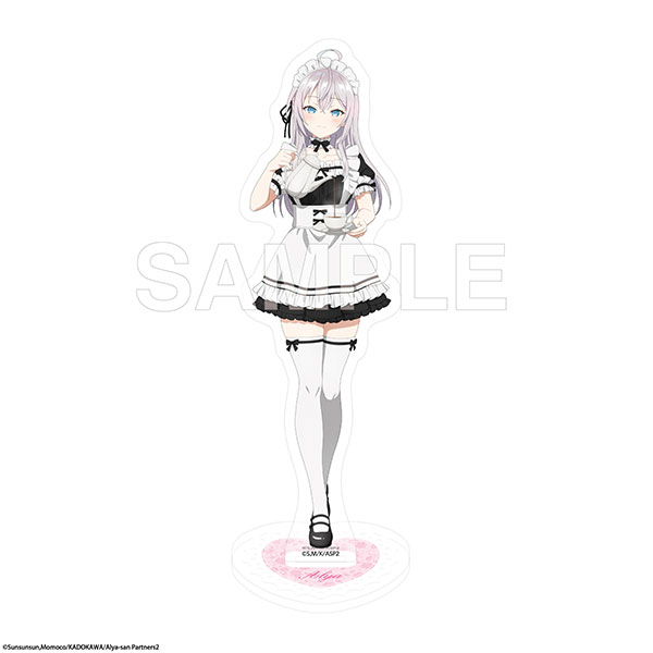 KADOKAWA Alya Sometimes Hides Her Feelings in Russian Acrylic Stand Figure Maid ver. - Alya