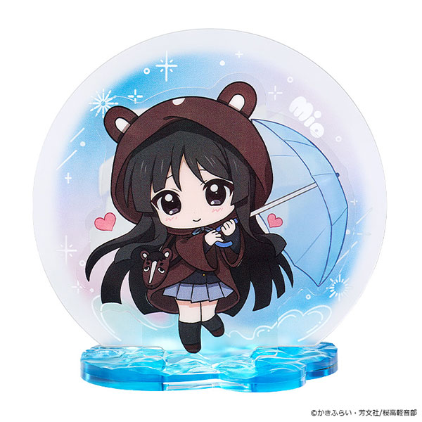 GoodSmile Moment K-ON! Fluffy Rain Series Acrylic Stand Mio Akiyama