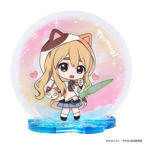 GoodSmile Moment K-ON! Fluffy Rain Series Acrylic Stand Tsumugi Kotobuki image 1