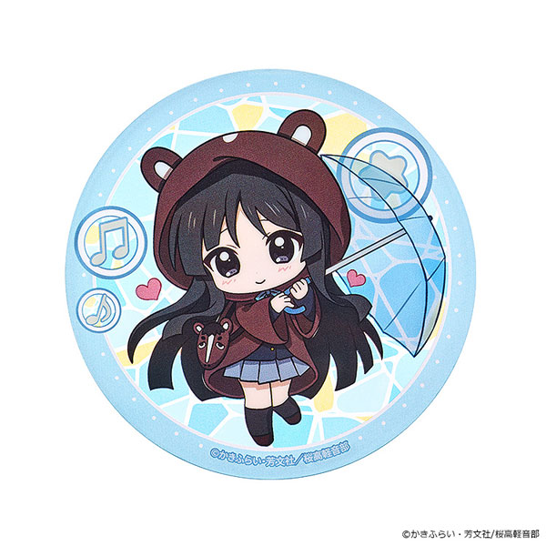 GoodSmile Moment K-ON! Fluffy Rain Series Acrylic Coaster Mio Akiyama