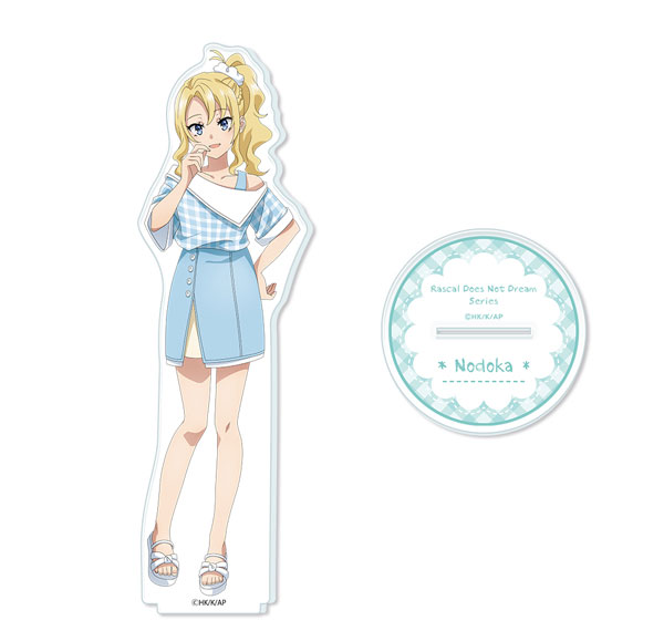 License Agent "Seishun Buta Yarou" Series Acrylic Stand Design 04 (Nodoka Toyohama / Summer Check Pattern ver.) New Illustration Bild 1