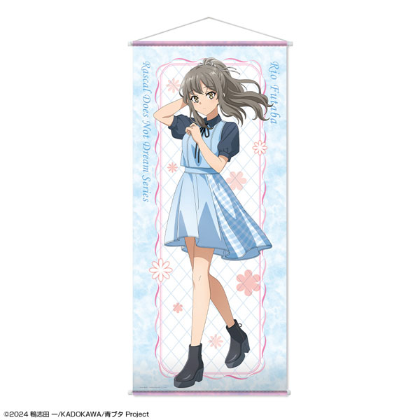 License Agent Seri "Seishun Buta Yarou" Wall Scroll Hampir Seukuran Asli Design 03 (Rio Futaba / Summer Check Pattern ver.) Ilustrasi Baru gambar 1