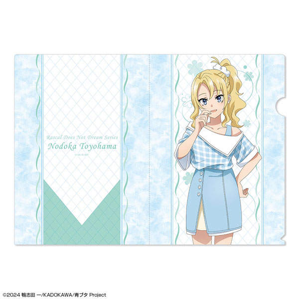 License Agent "Seishun Buta Yarou" Series Clear File Design 04 (Nodoka Toyohama / Summer Check Pattern ver.) New Illustration Bild 1