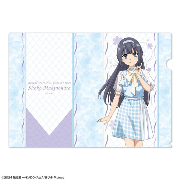 License Agent "Seishun Buta Yarou" Series Clear File Design 06 (Shoko Makinohara / Summer Check Pattern ver.) New Illustration