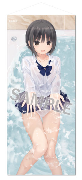 Brendream Coffee Kizoku Special Size Wall Scroll Lovely day -Takeabath Uniform Aoyama-san-