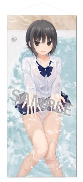 Brendream Coffee Kizoku Special Size Wall Scroll Lovely day -Takeabath Uniform Aoyama-san- imagen 1