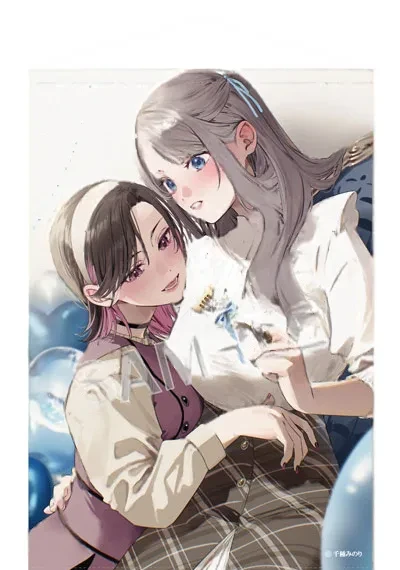 Brendream Minori Chigusa B2 Wall Scroll HappyCelebration Shino & Koi รูปภาพ 1