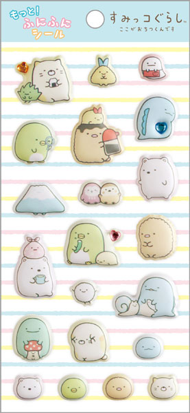 San-x SE74008 San-x Universe Motto! Funifuni Sticker Sumikko Gurashi Bild 1
