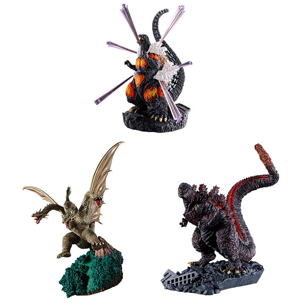 MegaHouse Puchirama EX Godzilla 01 3Pack BOX