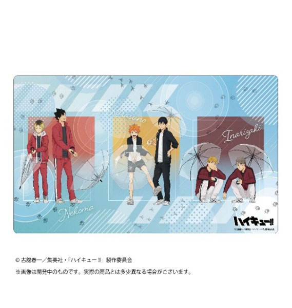 TSUKINAGI Haikyuu!! Rubber Desk Mat Collection Rain (Group) imagen 1