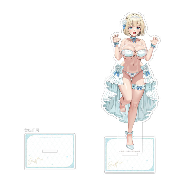 Curtain Damashii [브라운 더스트 2] 신규 일러스트 점보 아크릴 스탠드 (유스티아 / 웨딩 스쿨수)