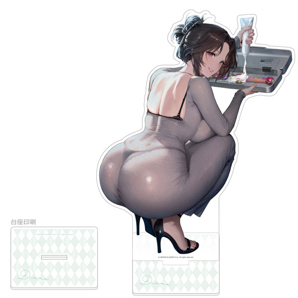 Curtain Damashii [Brown Dust 2] Jumbo Acrylic Stand (Diana / Magical Innovator)