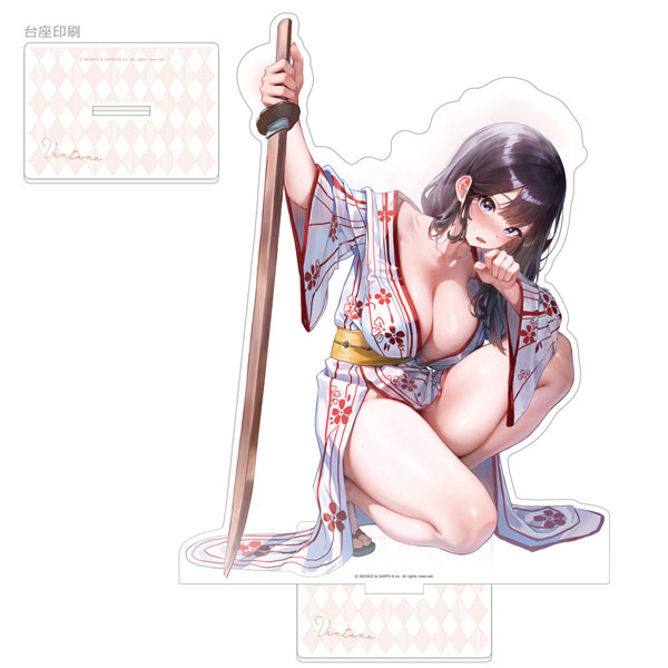 Curtain Damashii [Brown Dust 2] Jumbo Acrylic Stand (Ventana / Onsen Practitioner)