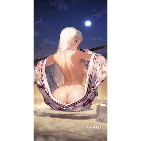 Curtain Damashii [Brown Dust 2] Bath Towel (Blade / Onsen Swordfighter)