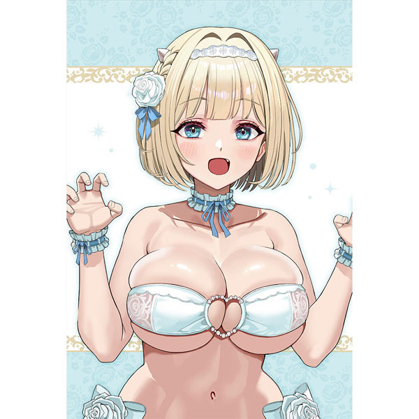 Curtain Damashii [Brown Dust 2] New Illustration Pillow Cover (Justia / Wedding Swimsuit)