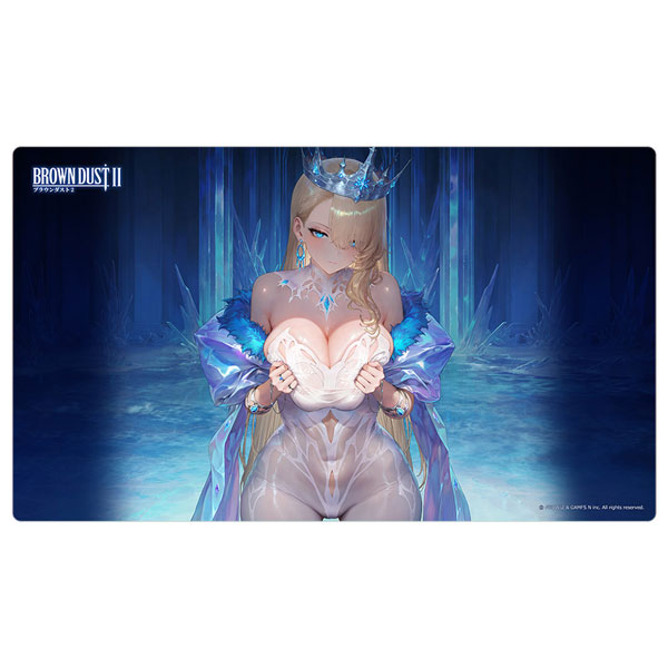 Curtain Damashii [Brown Dust 2] Rubber Mat (Wilhelmina / Frozen Queen)