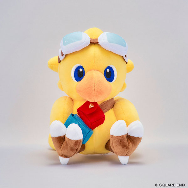 Square Enix Final Fantasy 絨毛玩偶 陸行鳥繪本 陸行鳥與飛空艇ver. 圖片 1