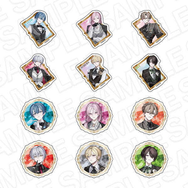 Contents Seed BOYS be MAID! -Onzoushi Maid Boy Bu no Nichinichi- Acrylic Sticker (Random) Revue De Verre ver. Set