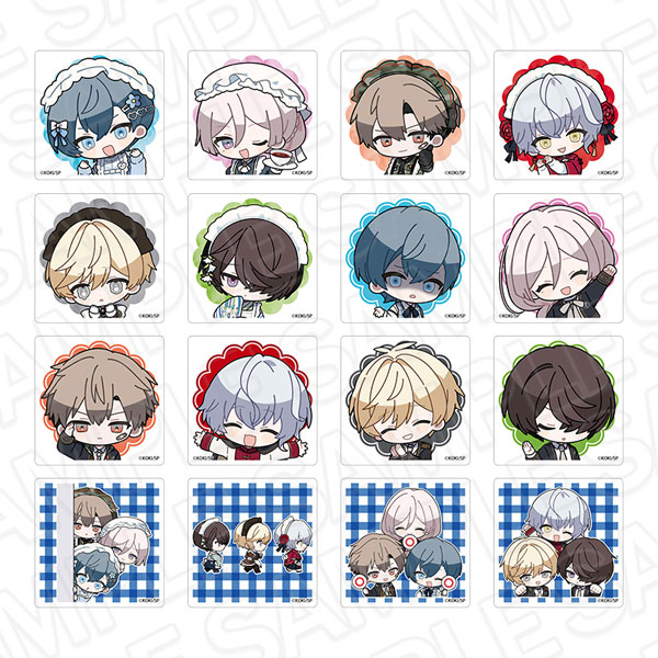 Contents Seed BOYS be MAID! -Onzoushi Maid Boy Bu no Nichinichi- Acrylblock (Random) Stempel-Ver. 16er Set Bild 1