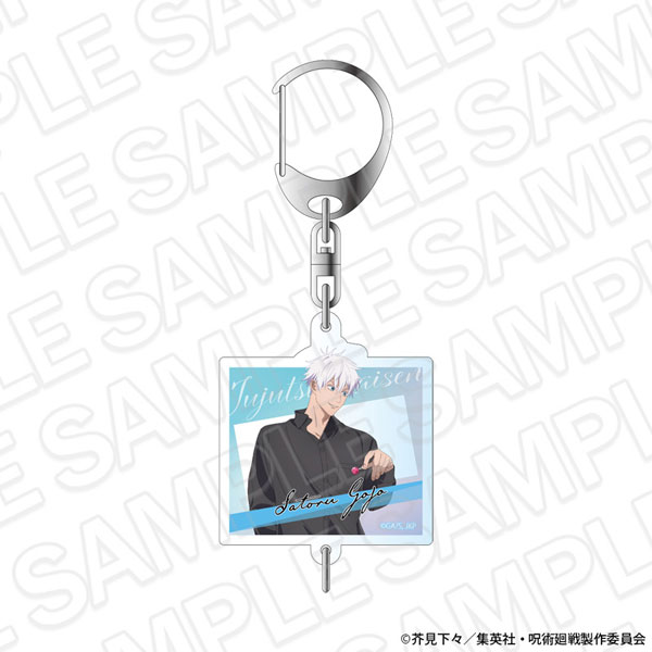 Contents Seed Anime "Jujutsu Kaisen" 5th Anniversary Acrylic Keychain Satoru Gojo shopping ver.