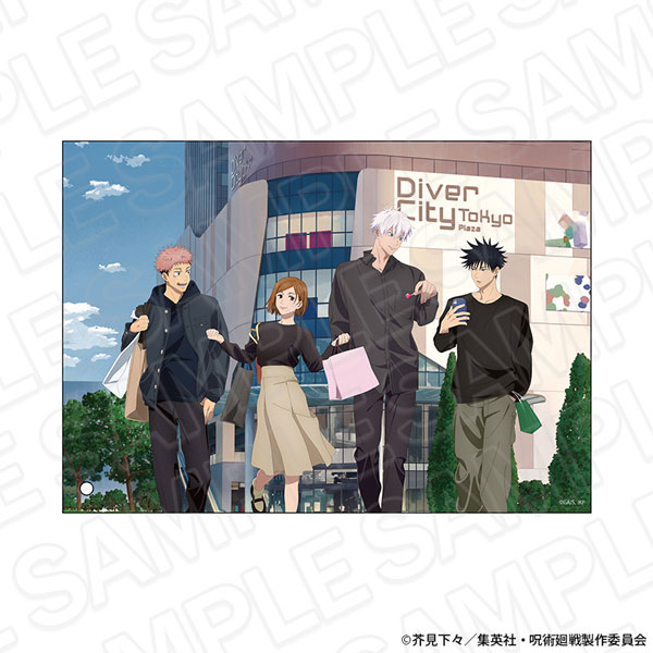 Contents Seed Anime "Jujutsu Kaisen" 5th Anniversary Mini Acrylic Art shopping ver. รูปภาพ 1