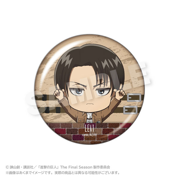 Stella Notes Attack on Titan Point Tin Badge Levi