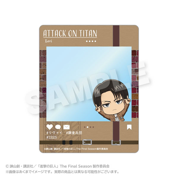 Stella Notes Attack on Titan SNS Style Card Point ver. Levi