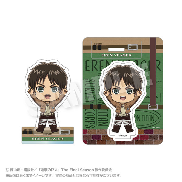 Stella Notes Attack on Titan Point Acrylic Mascot Eren Yeager