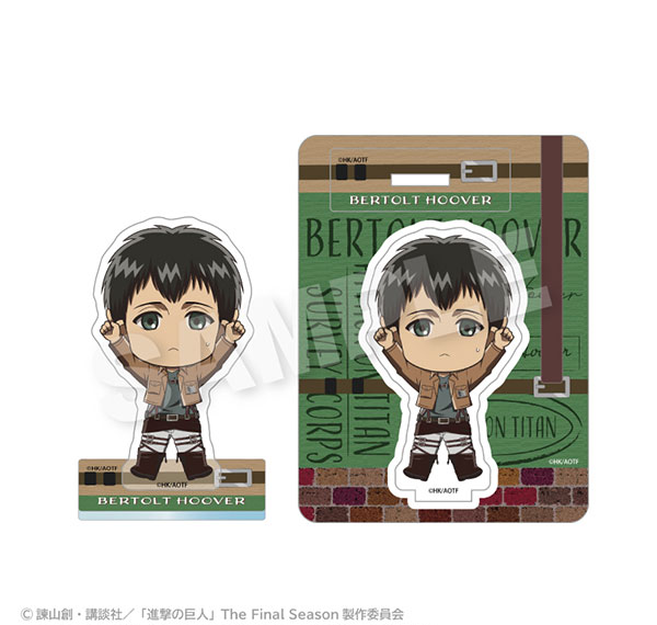 Stella Notes Attack on Titan Point Acrylic Mascot Bertolt Hoover Bild 1
