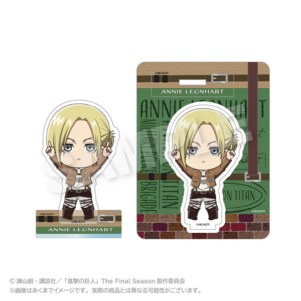 Stella Notes Attack on Titan Point Acrylic Mascot Annie Leonhart 圖片 1