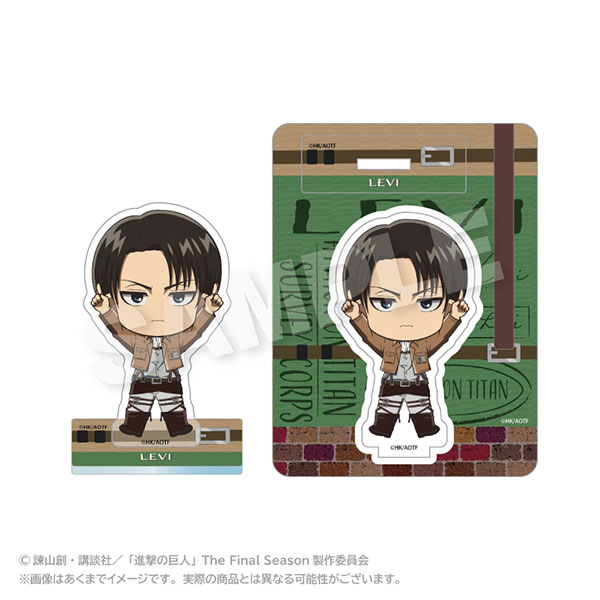 Stella Notes Attack on Titan Point Acrylic Mascot Levi