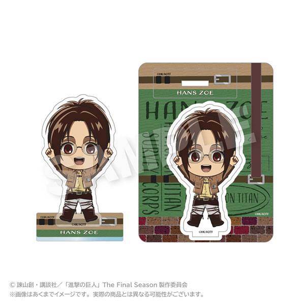 Stella Notes Attack on Titan พอยท์อะคริลิคมาสคอต ฮันเงะ โซเอะ รูปภาพ 1