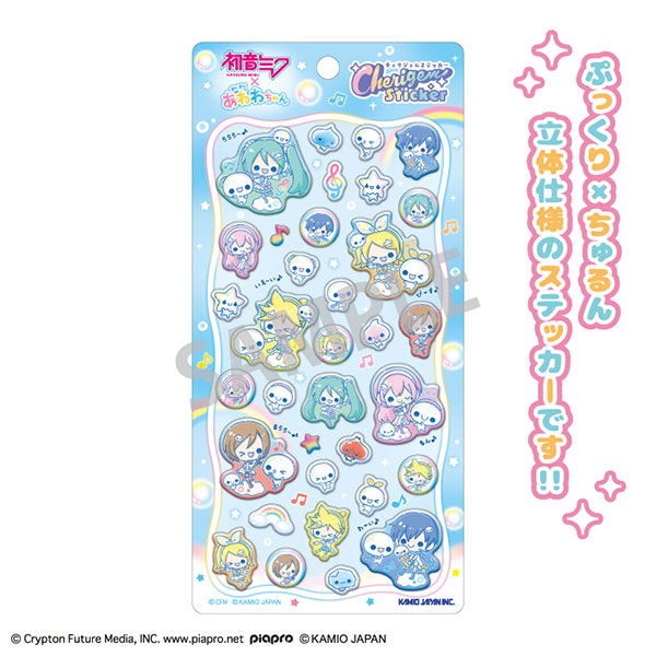 Kamio Japan Hatsune Miku x Pukupukuawawa-chan Cherigem Sticker