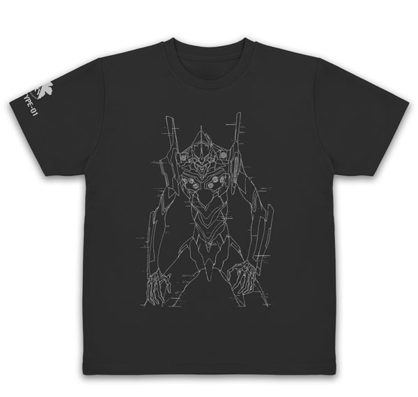 COSPA EVANGELION EVA-01 Dry T-shirt /BLACK-S