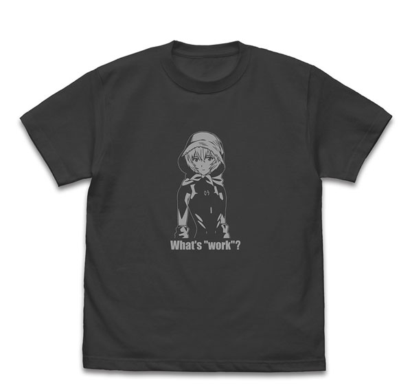 COSPA EVANGELION Rei Ayanami [Tentative Name] "What's Work?" T-shirt /SUMI-S 이미지 1