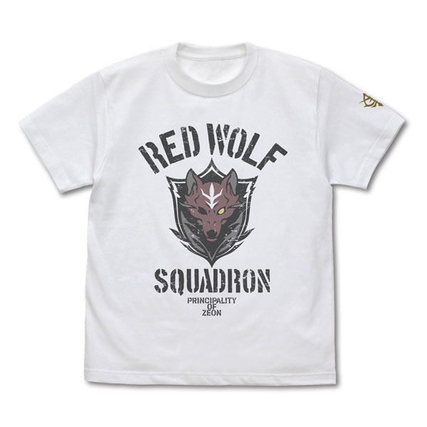 COSPA Gundam: Requiem for Vengeance Red Wolf Squadron T-shirt /WHITE-L