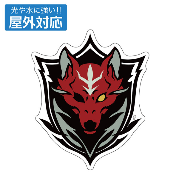 COSPA Gundam: Requiem for Vengeance Red Wolf Squadron Outdoor Compatible Sticker