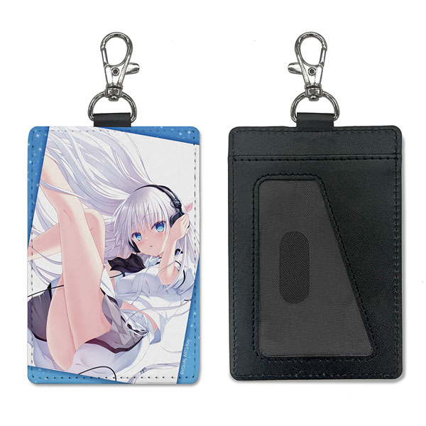 COSPA Summer Pockets REFLECTION BLUE Shiroha Naruse Pass Case (w/Swivel Snap Hook) Music Time Ver.