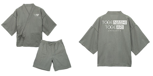 COSPA Girls Band Cry Togenashi Togeari Jinbei /Rikyu Gray - L (XL - XXL) image 1
