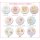 Bandai Glitter CAN Badge Rilakkuma 10Pack BOX image 2